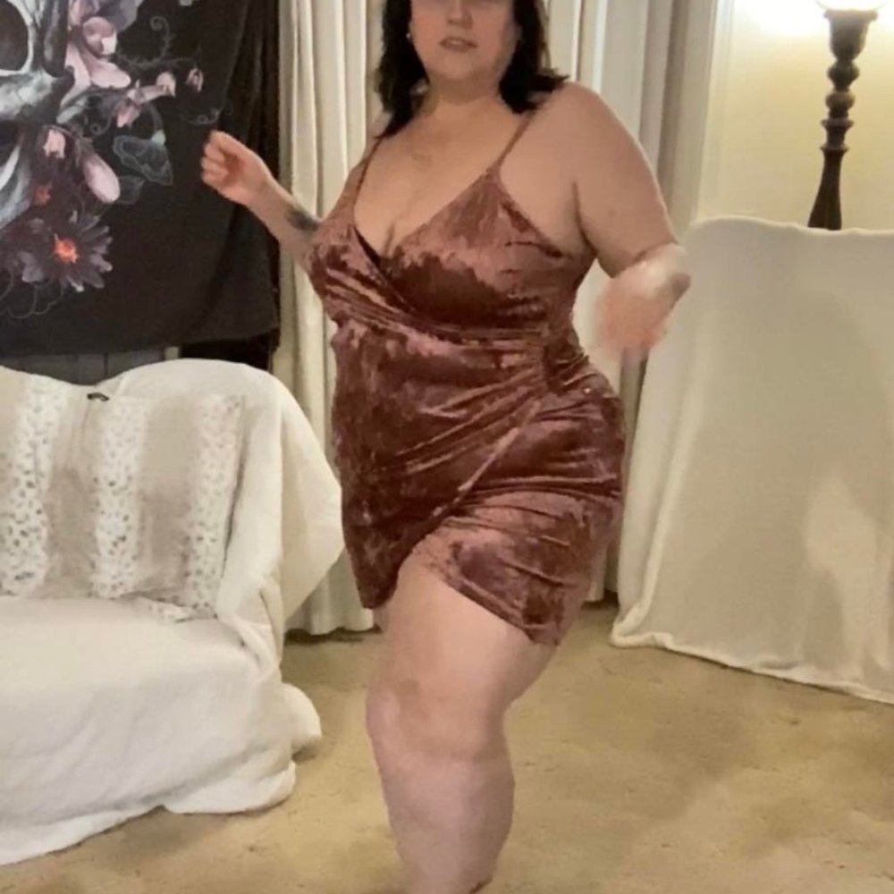 NWT Sexy spaghetti strap deep v bodycon dress size 3X